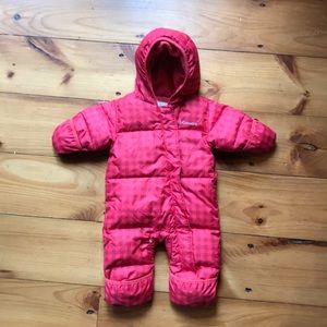 Baby Winter Snowsuit Columbia Red plaid